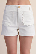 Ivory Colette Shorts