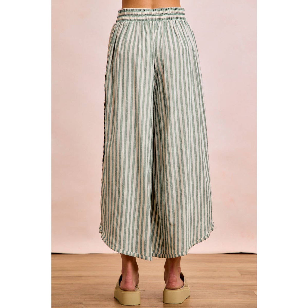 Black Floral Eyelet Pant