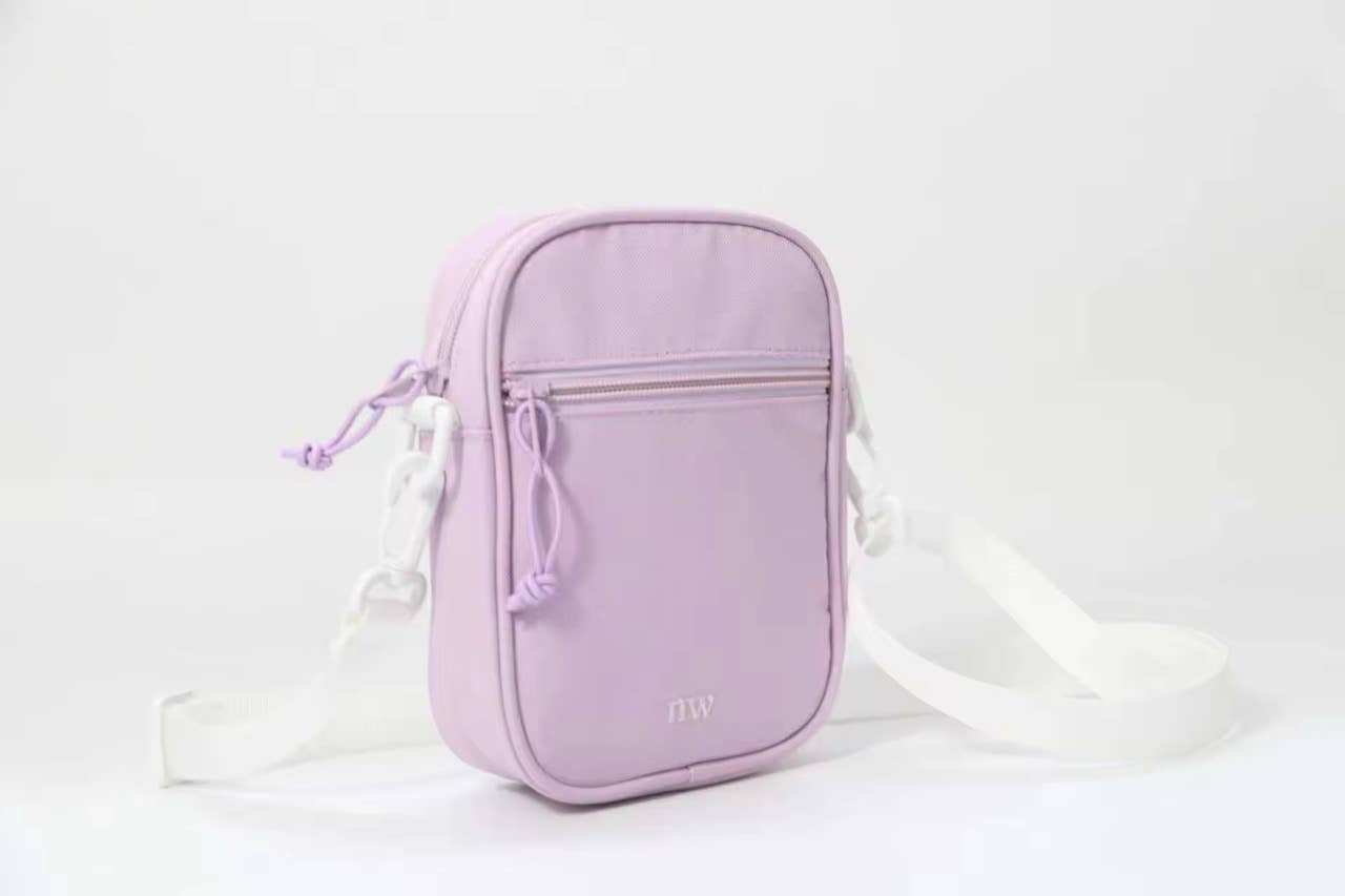 Tonal Purple Crossbody Bag