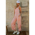 Pink Wide Leg Overalls