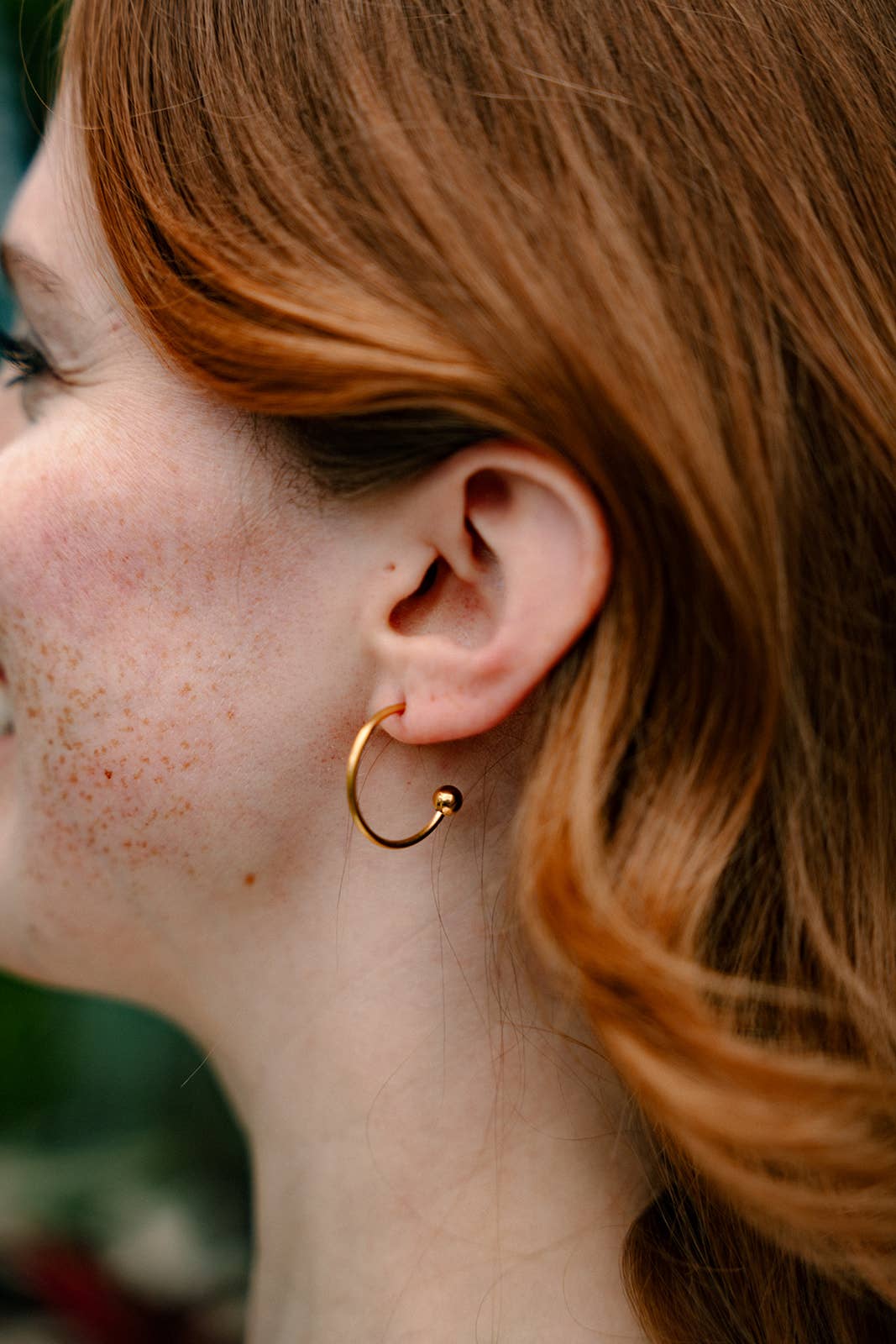 Lemon Yellow Primrose Hoops