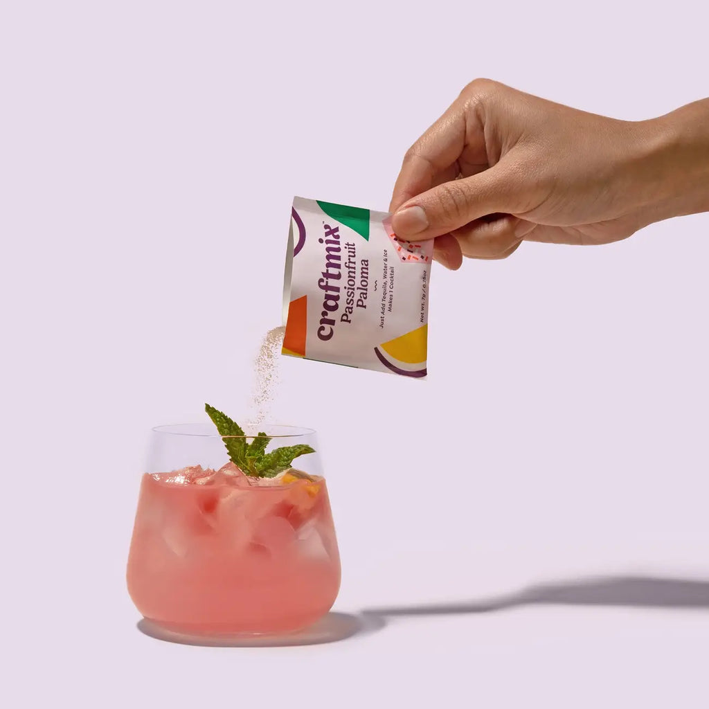 Passionfruit Paloma Cocktail Mocktail Mixer