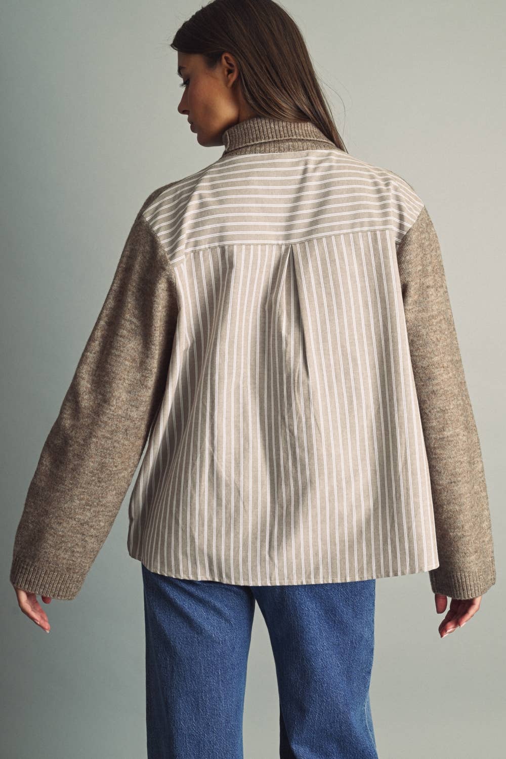 Warm Sand Long Sleeve Sweater Top
