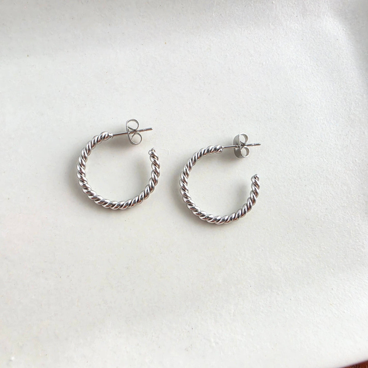 Silver Luxe Tatum Hoops