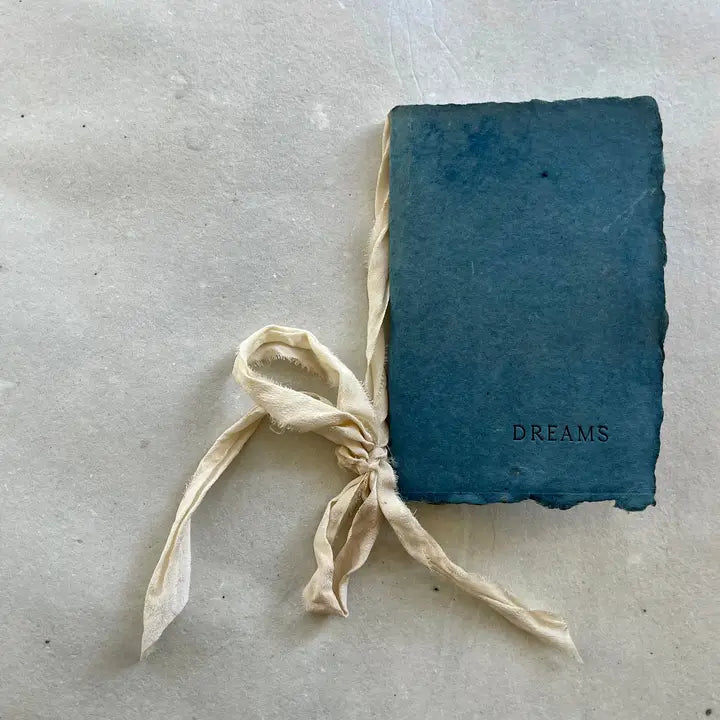 Dreams Paper Notebook With Silk Ribbon
