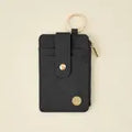 Woven Black Keychain Wallet