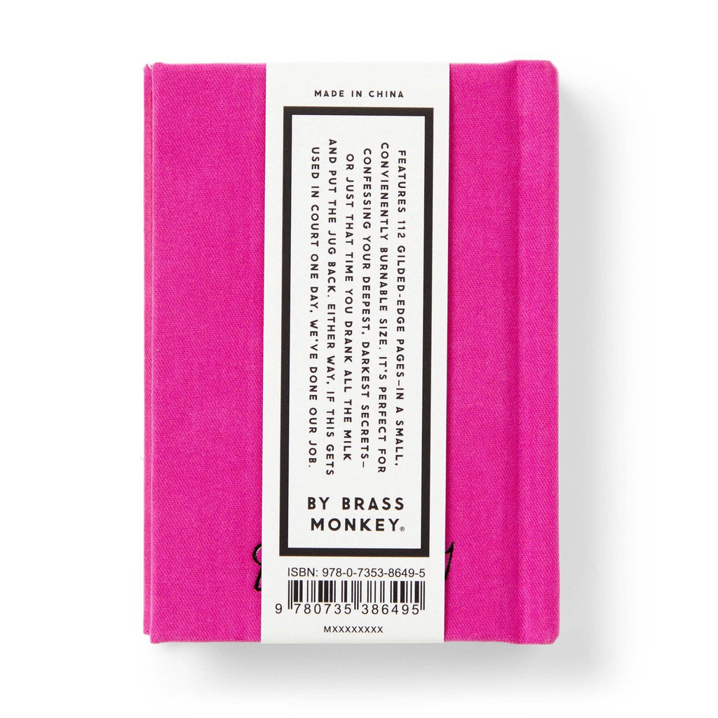 Brass Monkey Tiny Diary for Not So Tiny Secrets