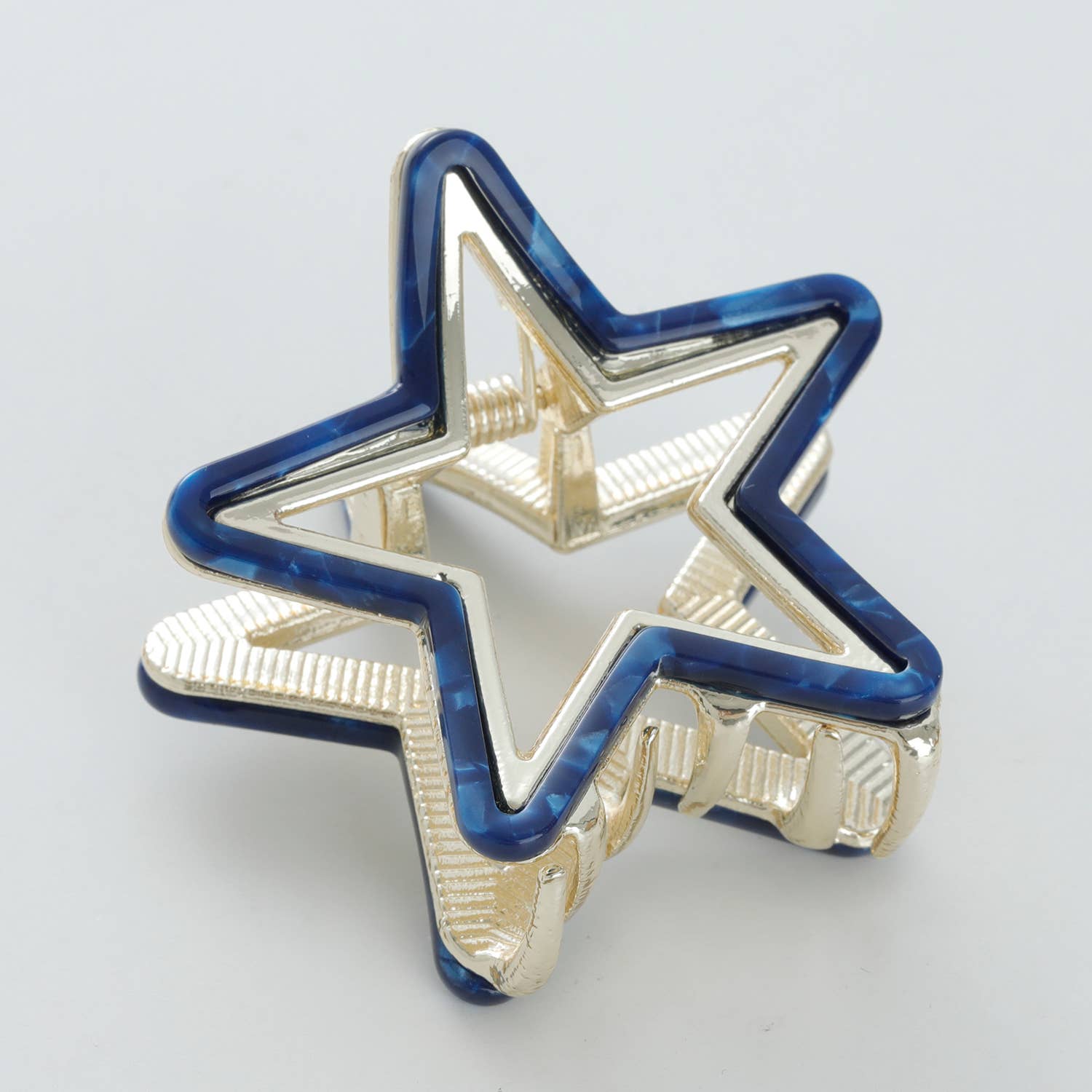 Americana Star Metal Claw Clip