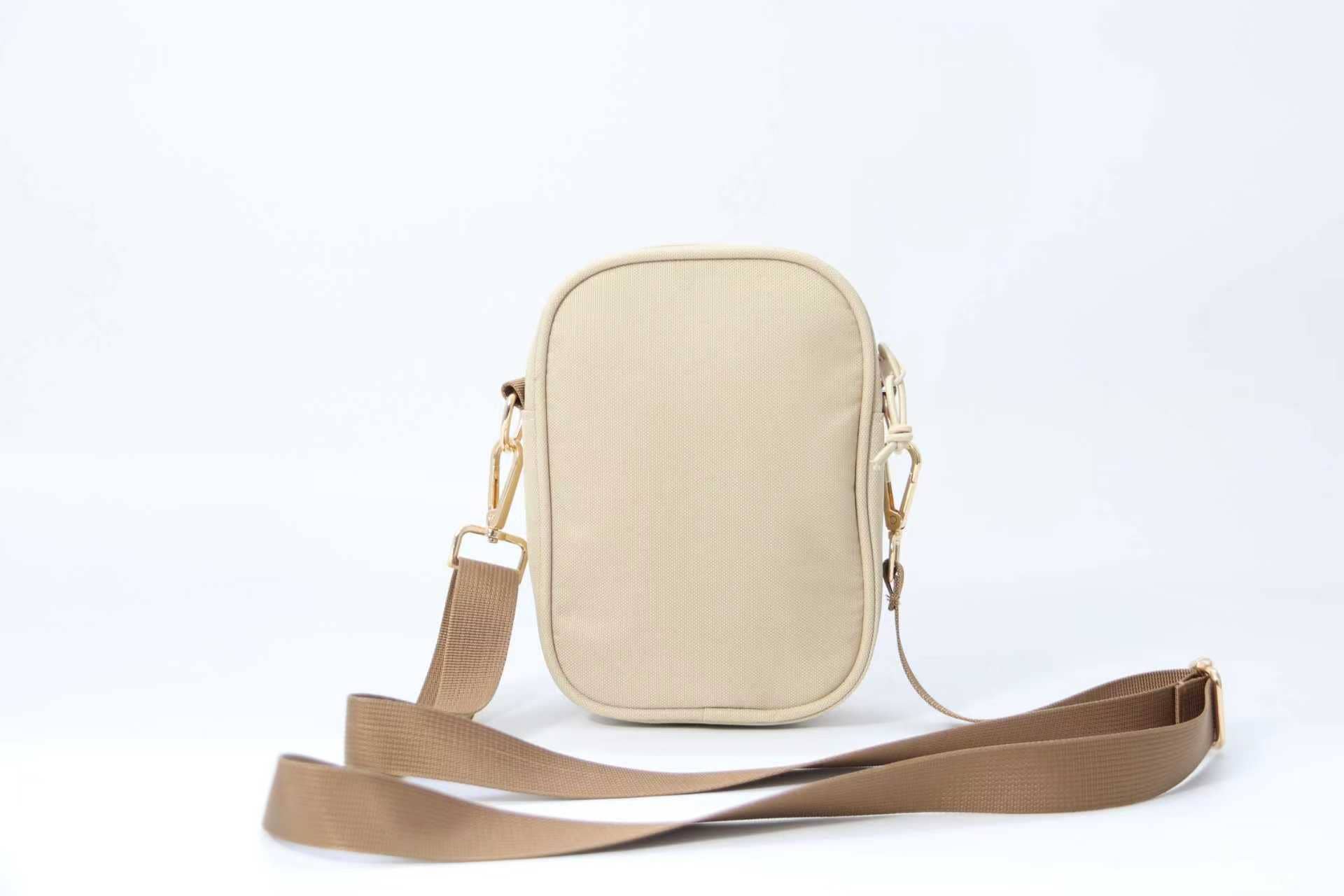 Tonal Sandstone Crossbody Bag