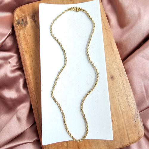 20" Luxe Gold Rope Chain