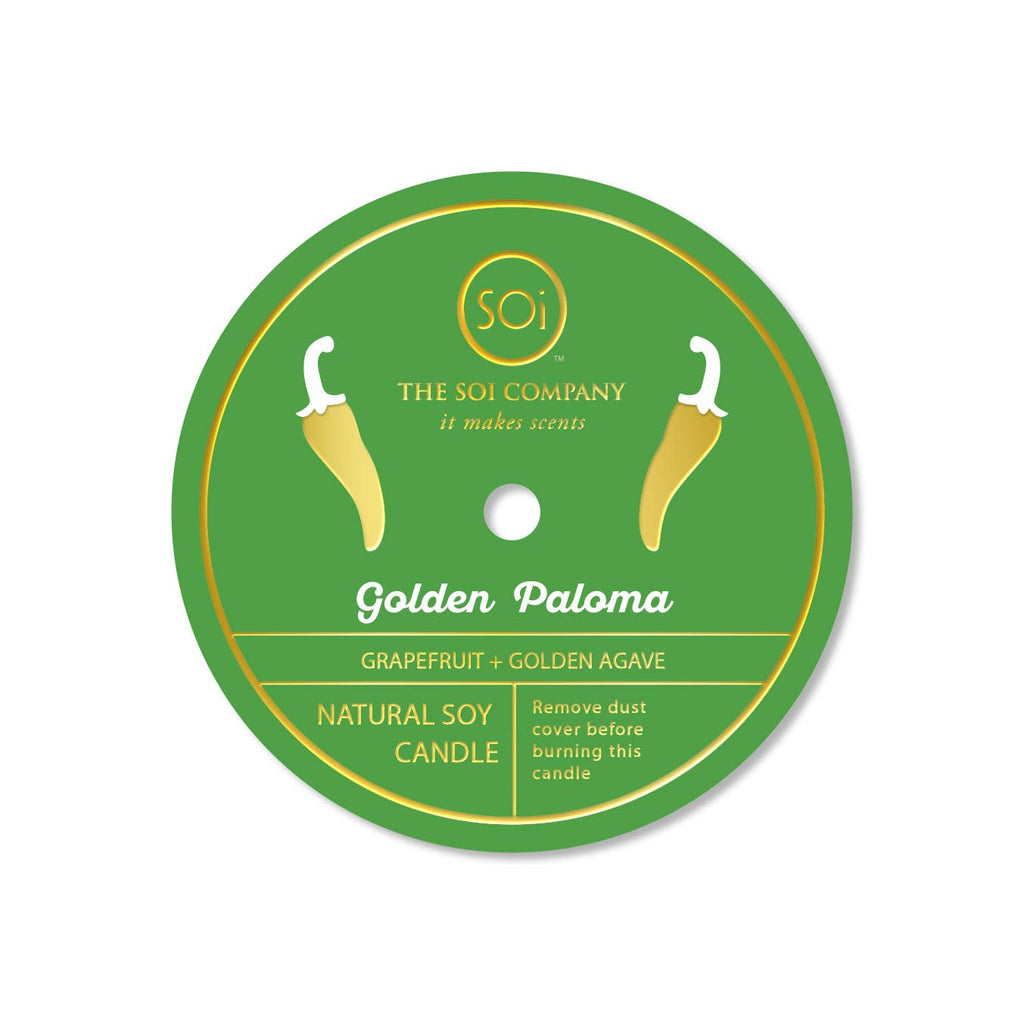 Golden Paloma Yellow Pepper Confetti Candle