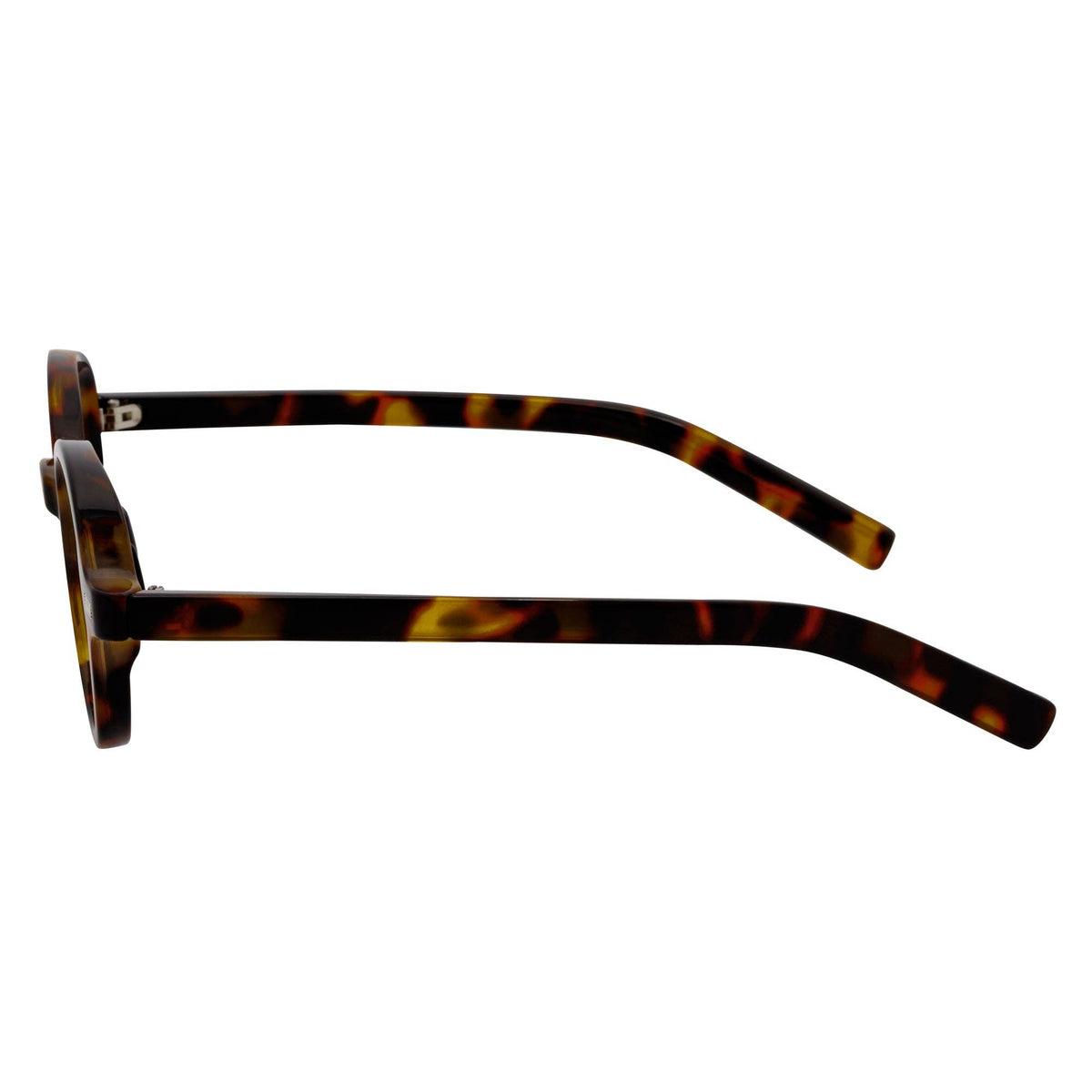Tortoise Brown Small Round Sunglasses