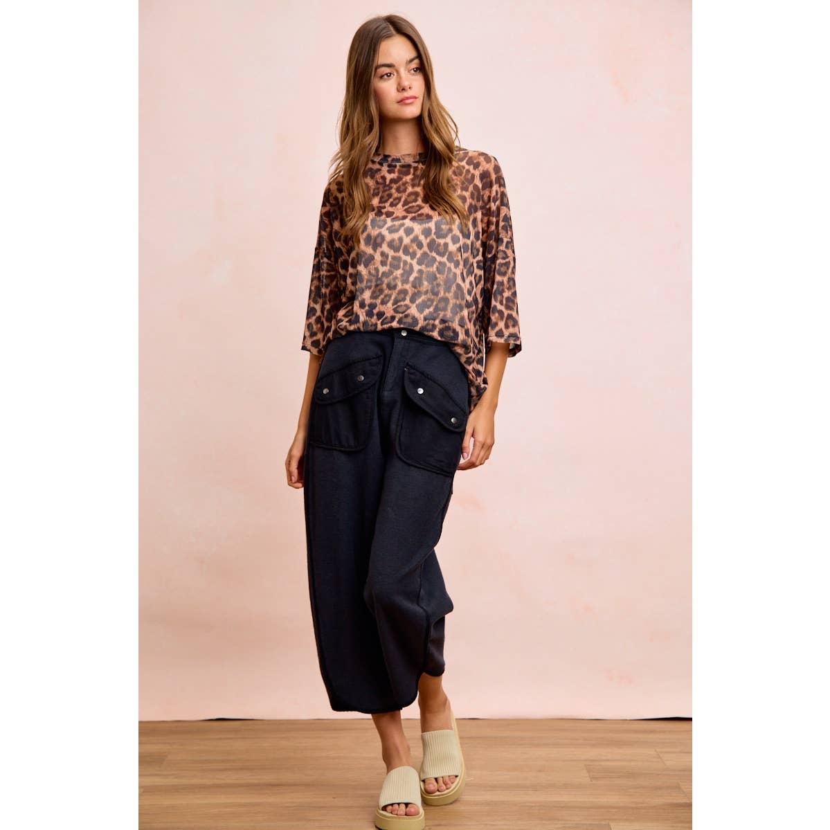 Vintage Mocha Washed Terry Pant