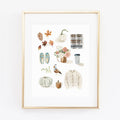 Fall art print