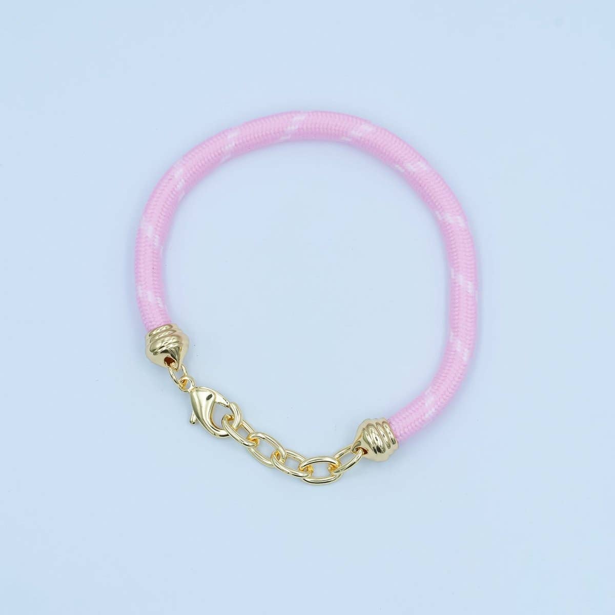 Pink Cord Chain Bracelet