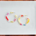 Technicolor Posey Hoops