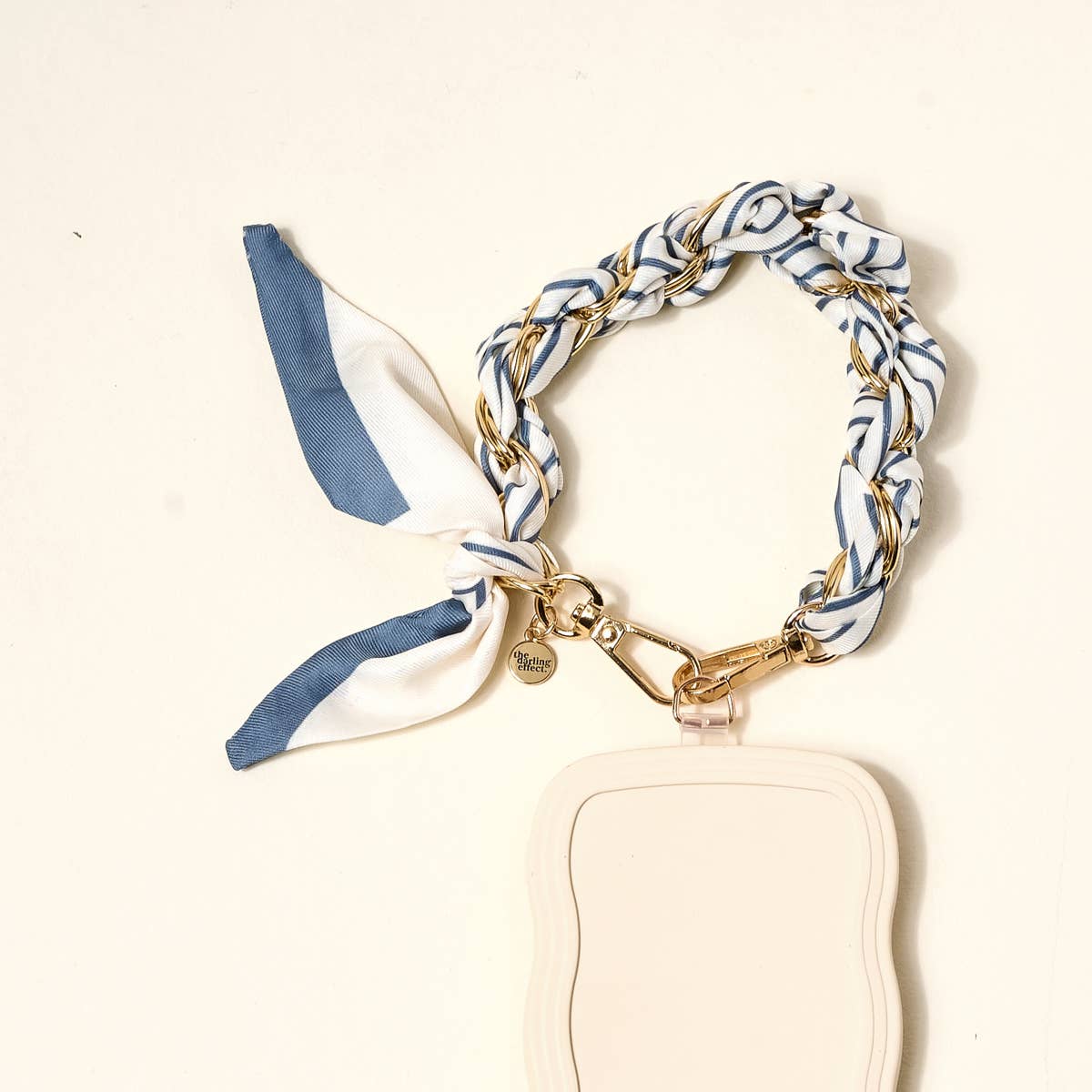 Bluebell Stripe Call Me Later Phone Scarf