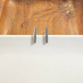 Silver Luxe Bar Studs
