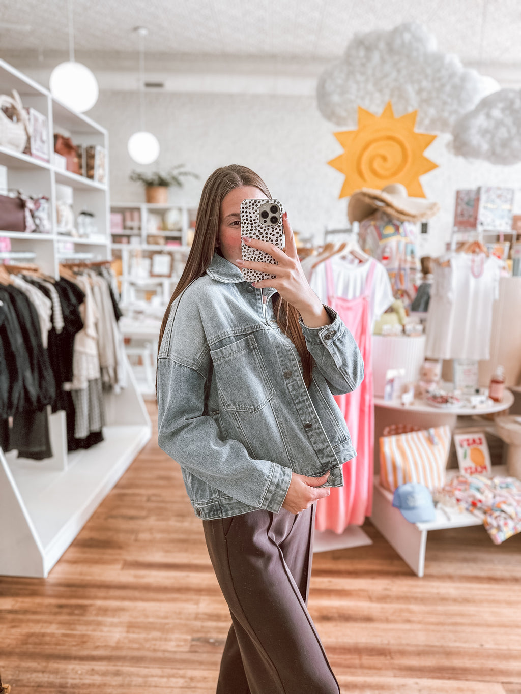 Denim Oversized Western Jacket