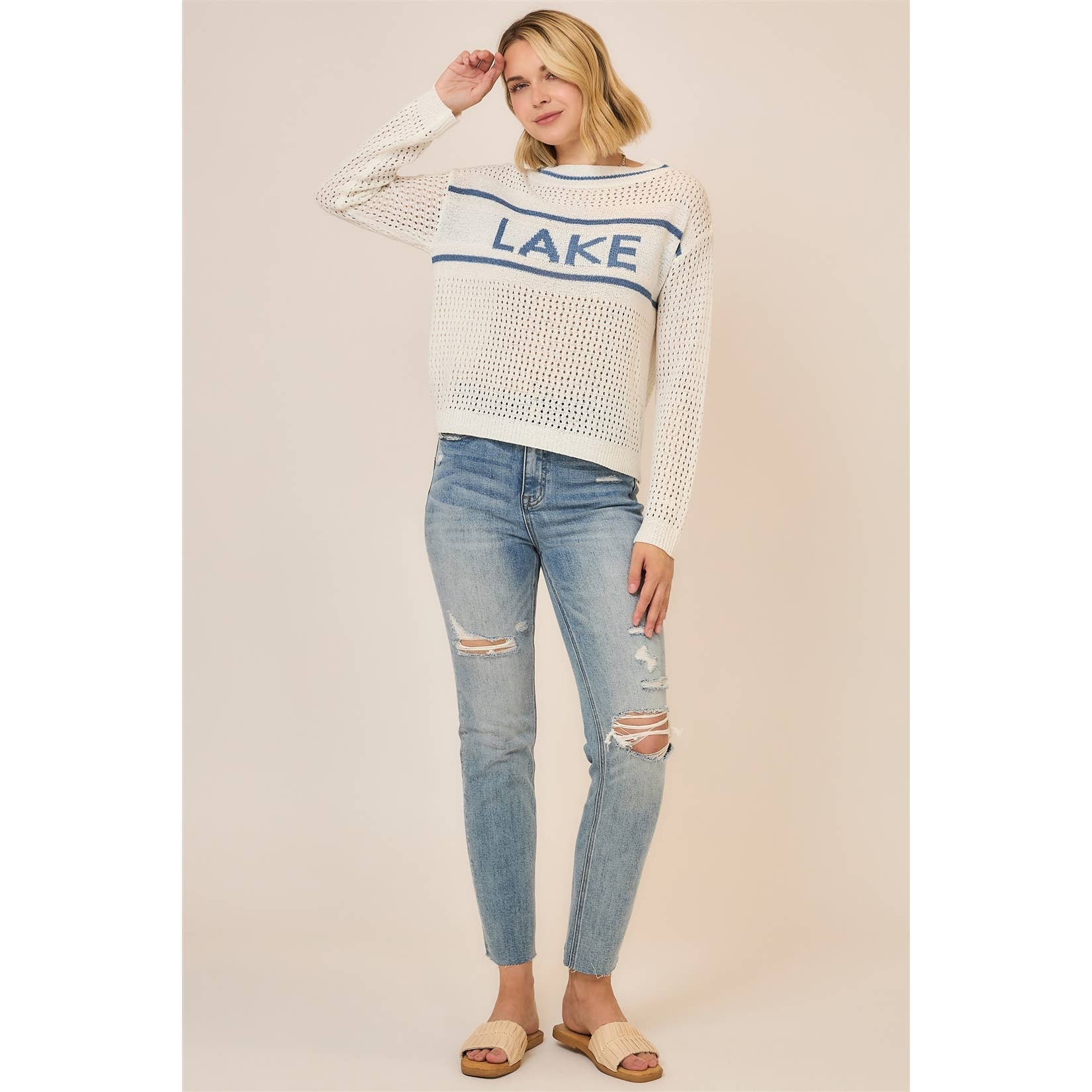 Light Knit Lake Pullover