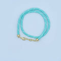 Light Blue Cord Chain Necklace