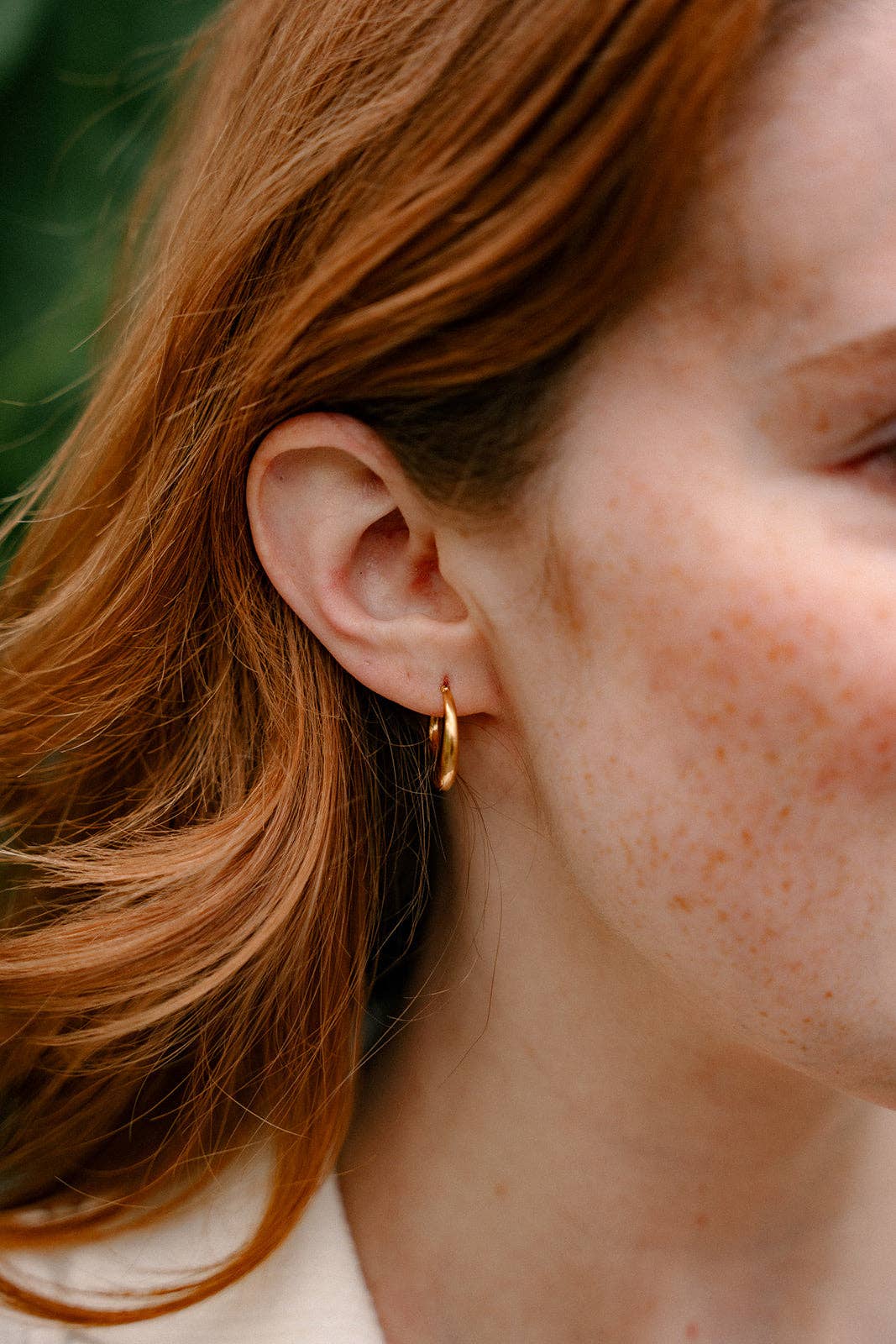 Gold Luxe Selena Hoops