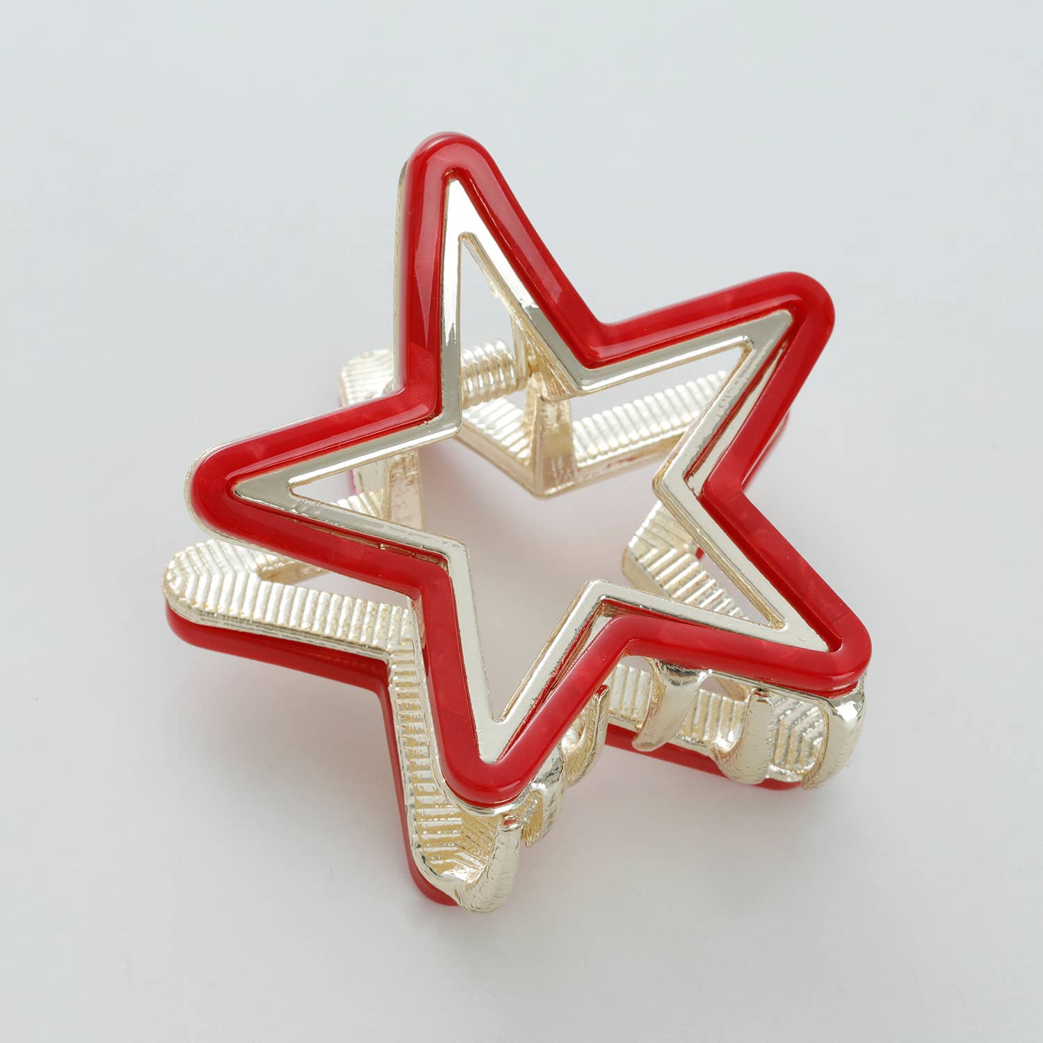 Americana Star Metal Claw Clip