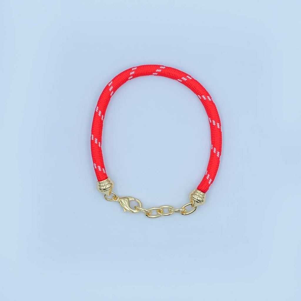 Red Cord Chain Bracelet