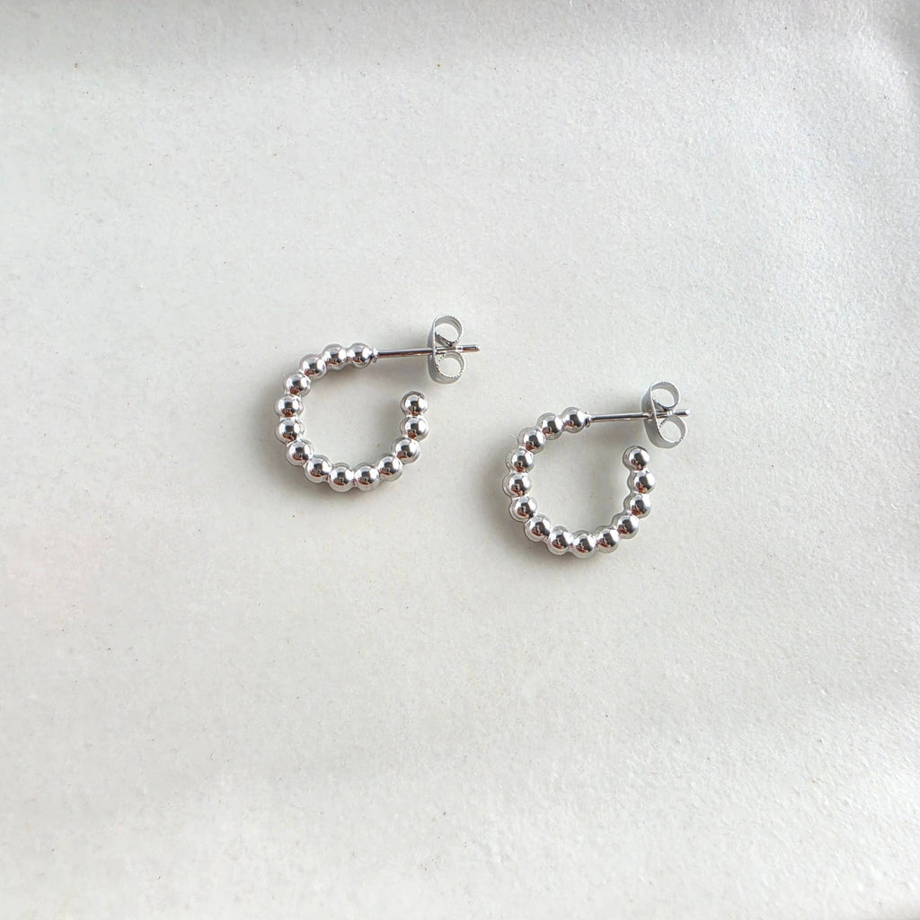 Silver Luxe Bridget Hoops