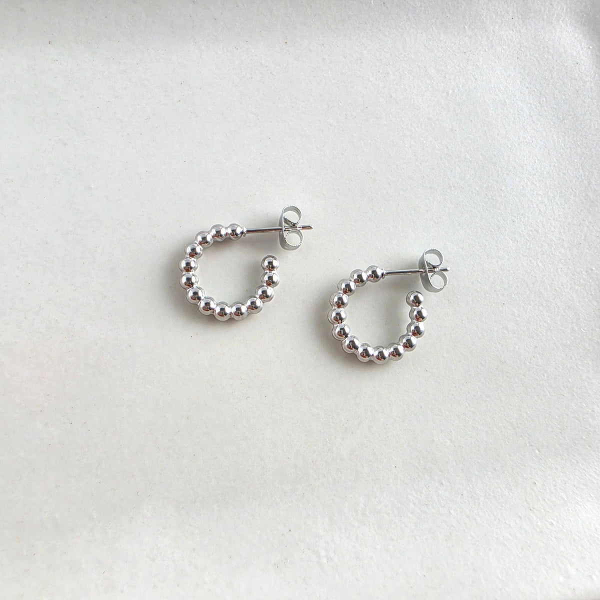Silver Luxe Bridget Hoops