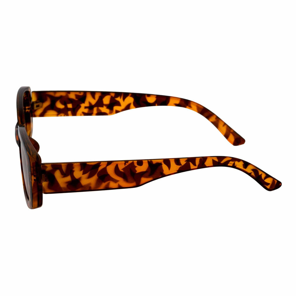 Tortoise Amber Fade Small Rectangle Sunglasses