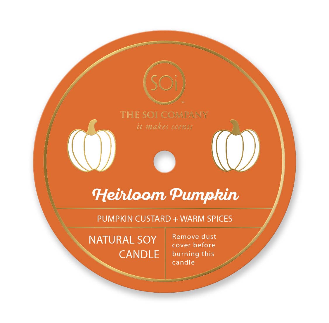 Heirloom Pumpkin Icon Candle