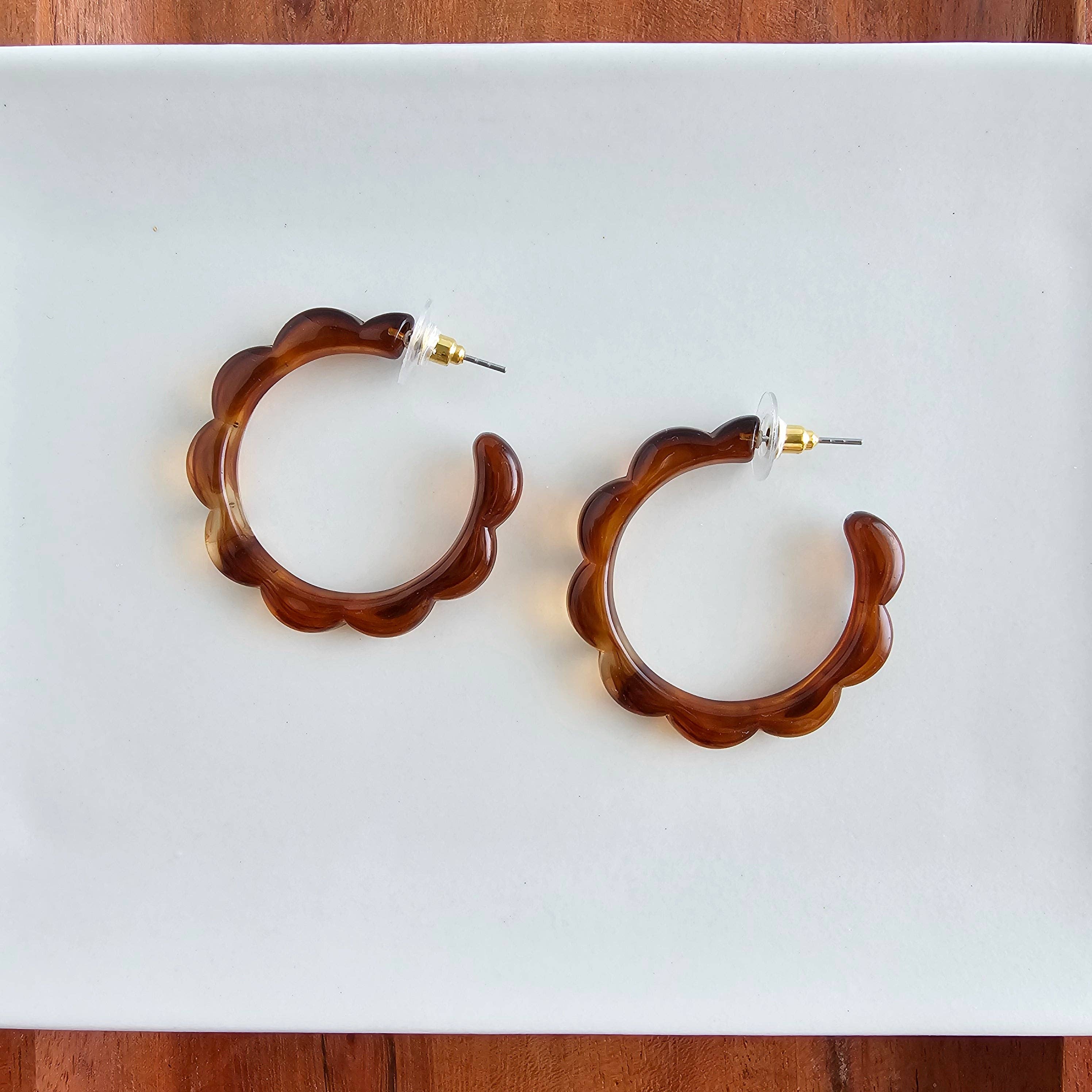 Amber Scarlett Hoops