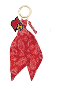 Cardinals Logo Bandana Bag Charm