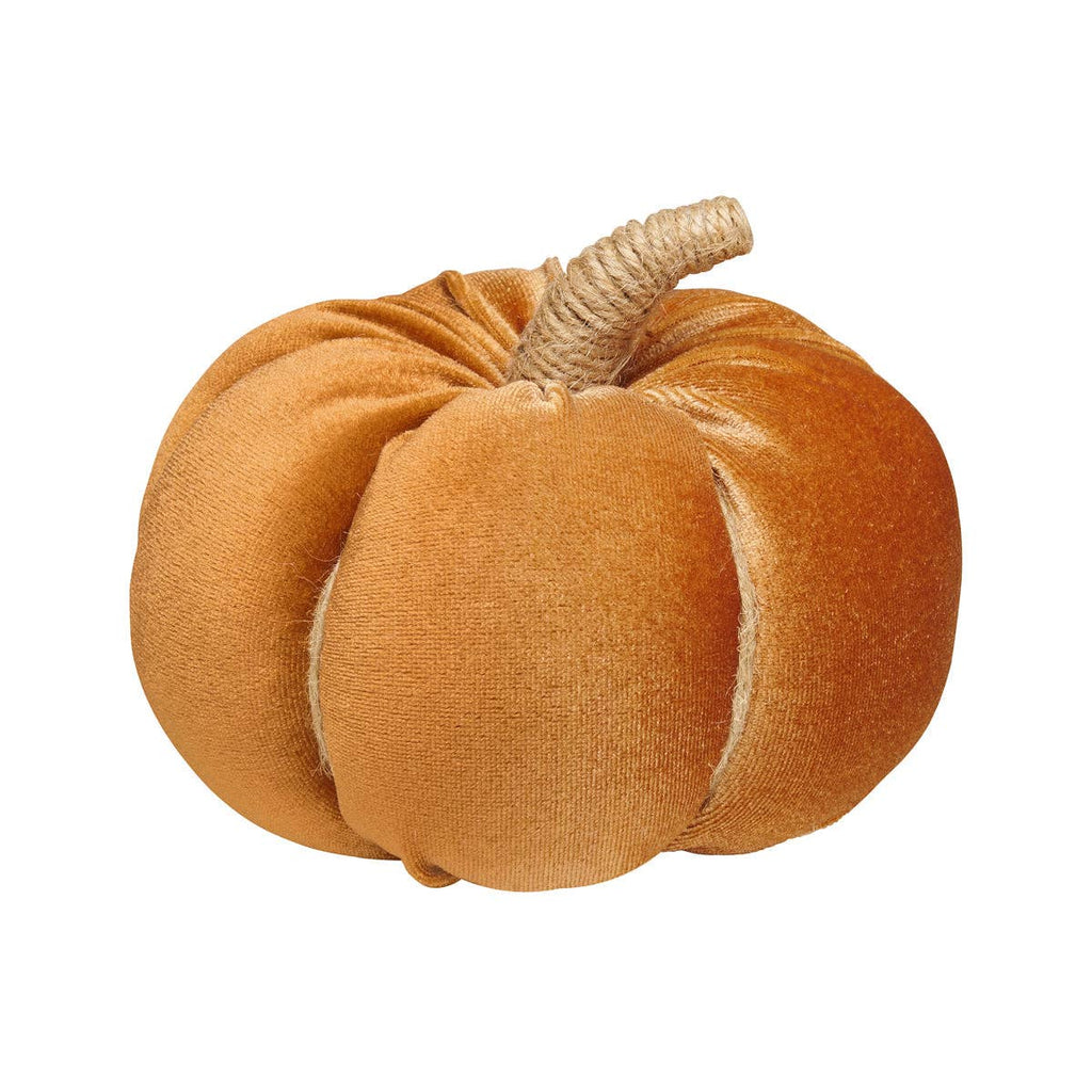 Medium Saddle Velvet Fall Pumpkin