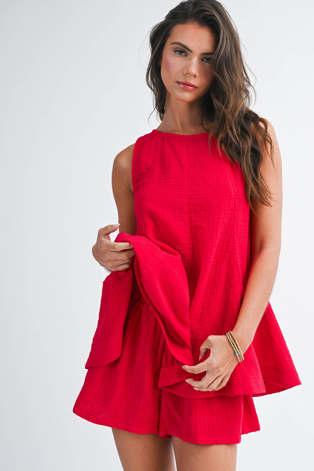 Cherry Textured Short