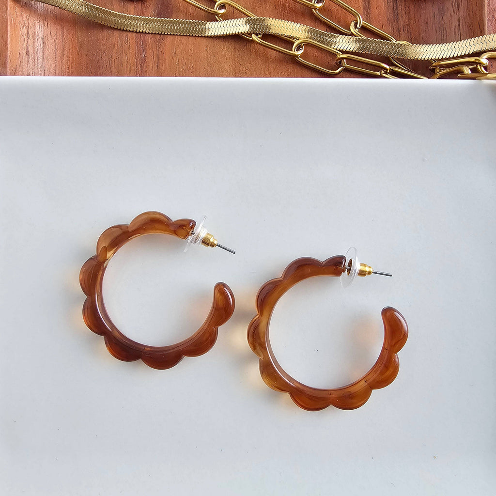 Amber Scarlett Hoops