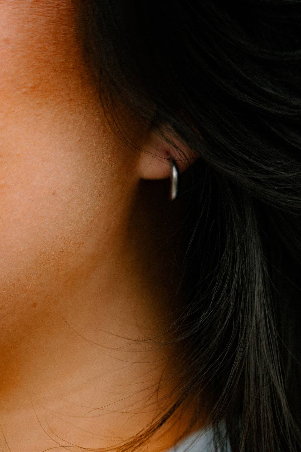 Silver Mini Luxe Selena Hoops