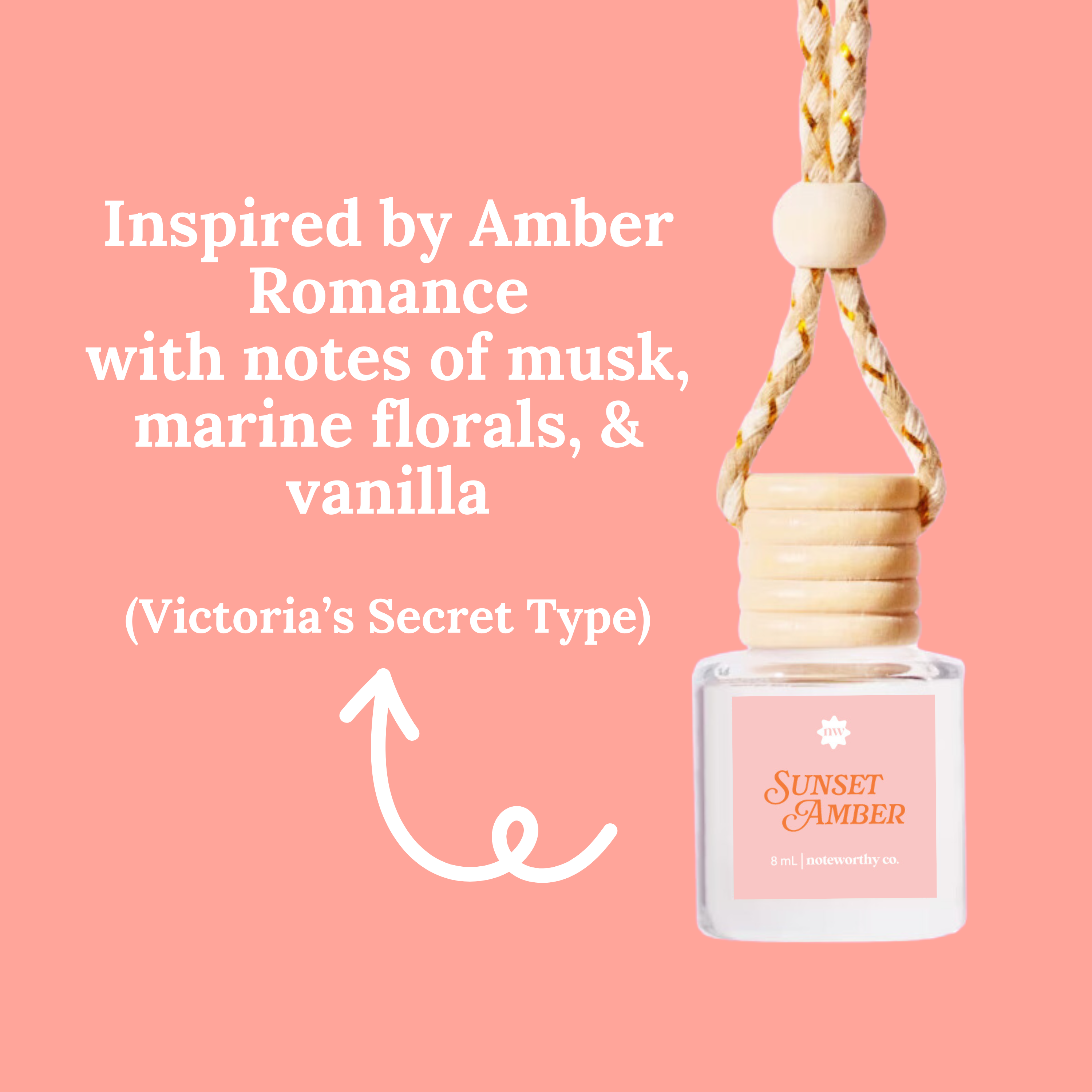 Sunset Amber Car Diffusers