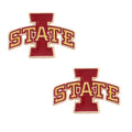 Iowa State Cyclones Enamel Stud Earrings