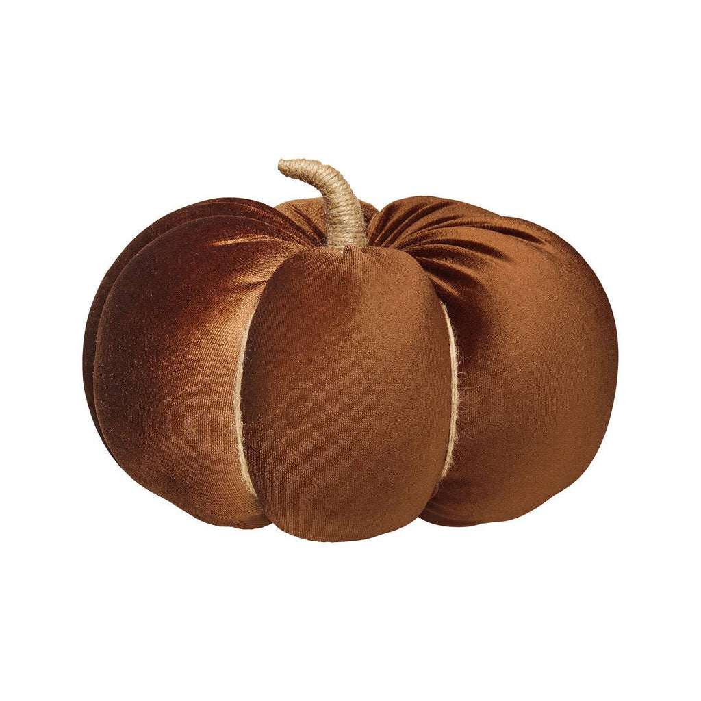 XL Pecan Velvet Fall Pumpkin