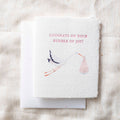 Pink Bundle of Joy Greeting Card