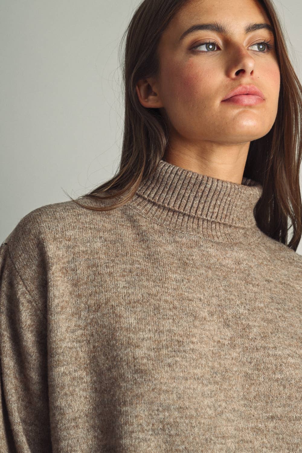 Warm Sand Long Sleeve Sweater Top