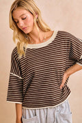Mocha & Oat Waffle Stripe