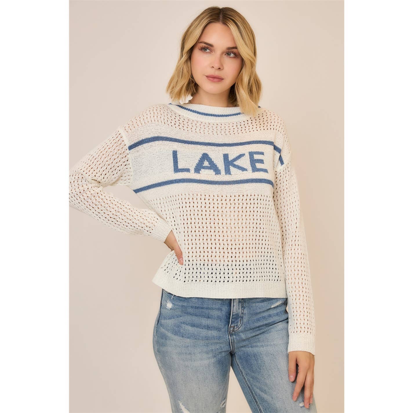 Light Knit Lake Pullover