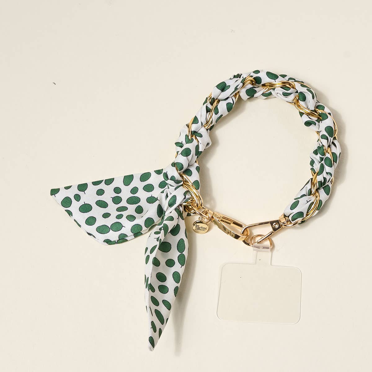Olive Dot Call Me Later Phone Scarf