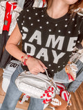 Black Gameday Sleeveless Top