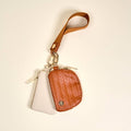 Brown Dynamic Duo Pouch Luxe Wristlet