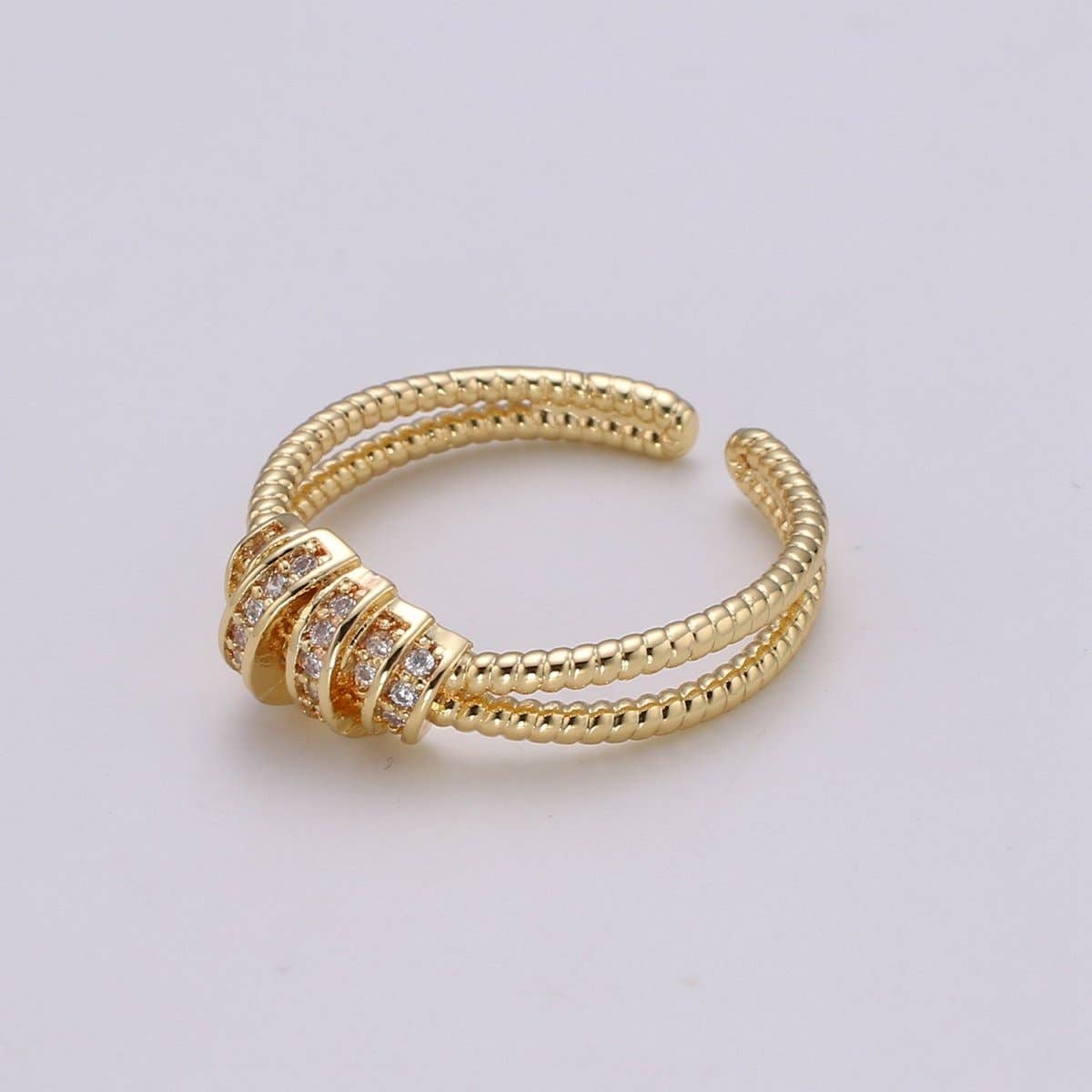 Dainty Double Band Style Ring