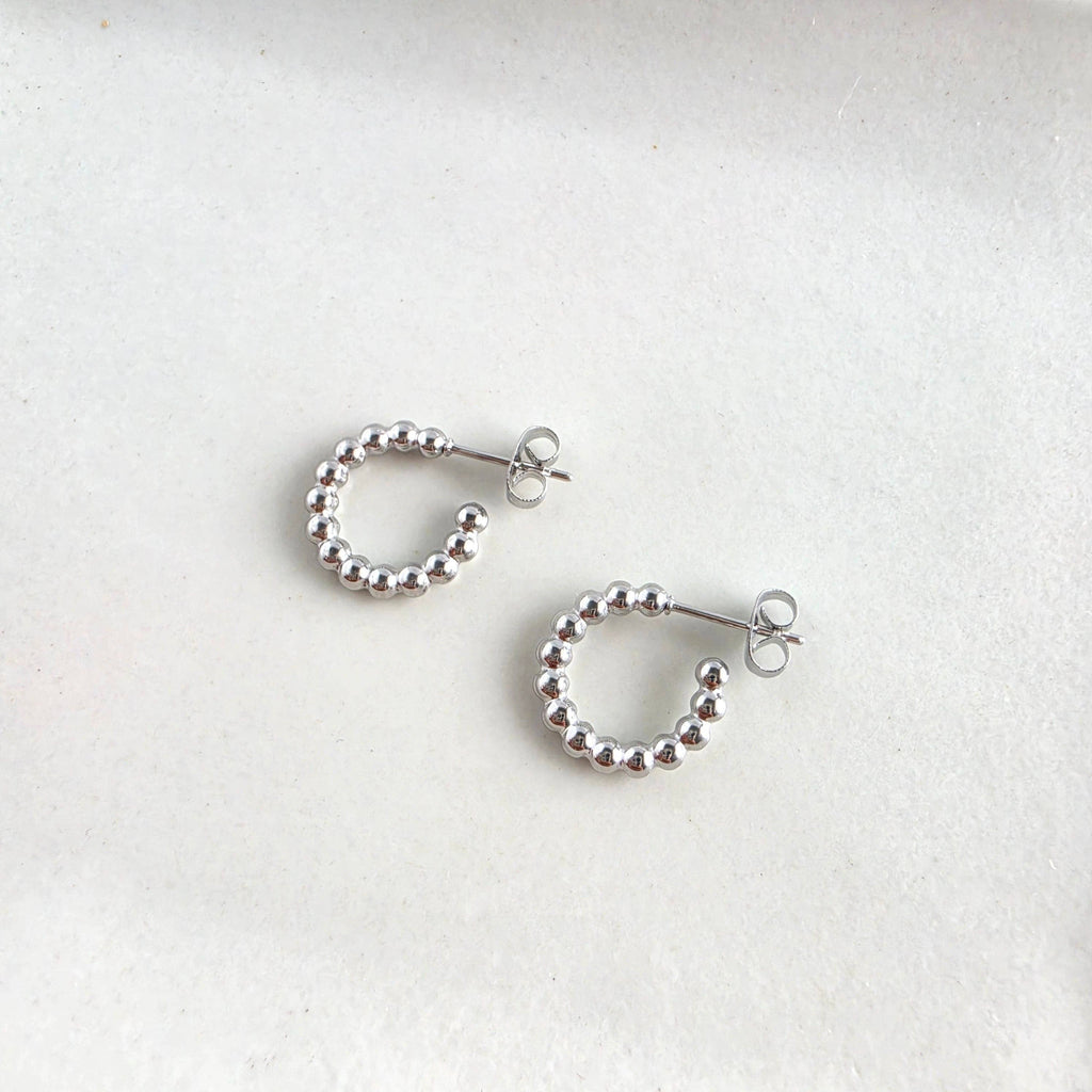 Silver Luxe Bridget Hoops